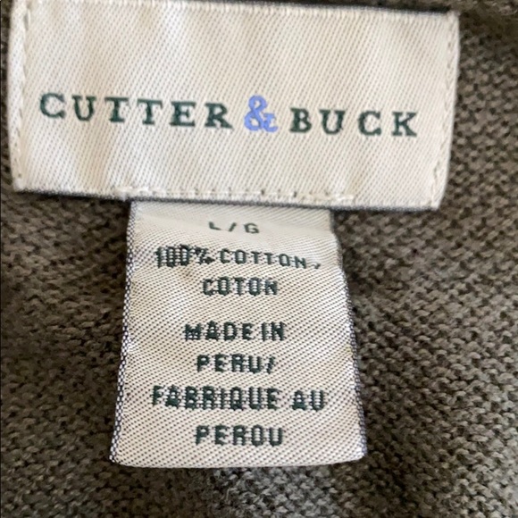 Men Cardigan in Olive color ,L - Picture 4 of 4